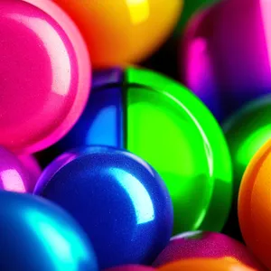Colorful Celebration - Bright 3D Sphere