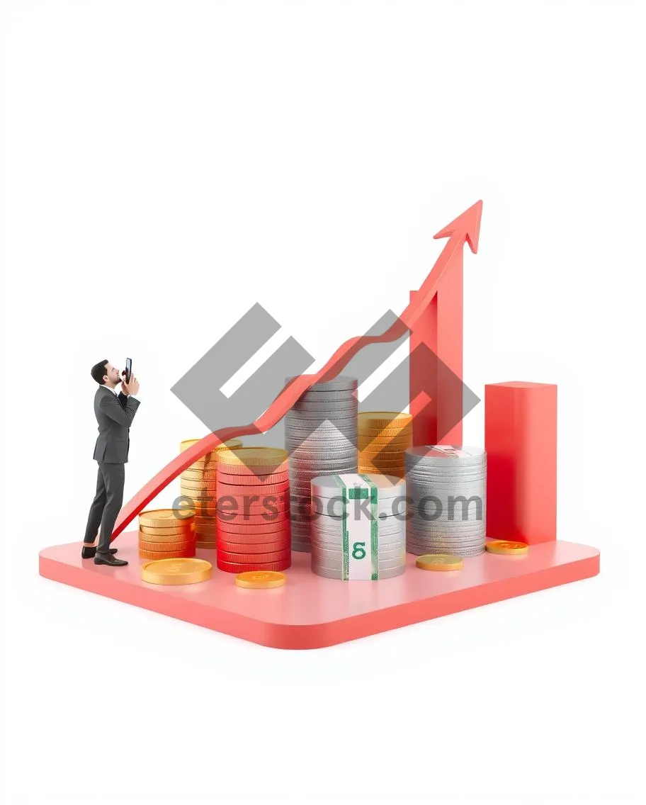 Picture of 3D Business Pyramid Diagram Icon