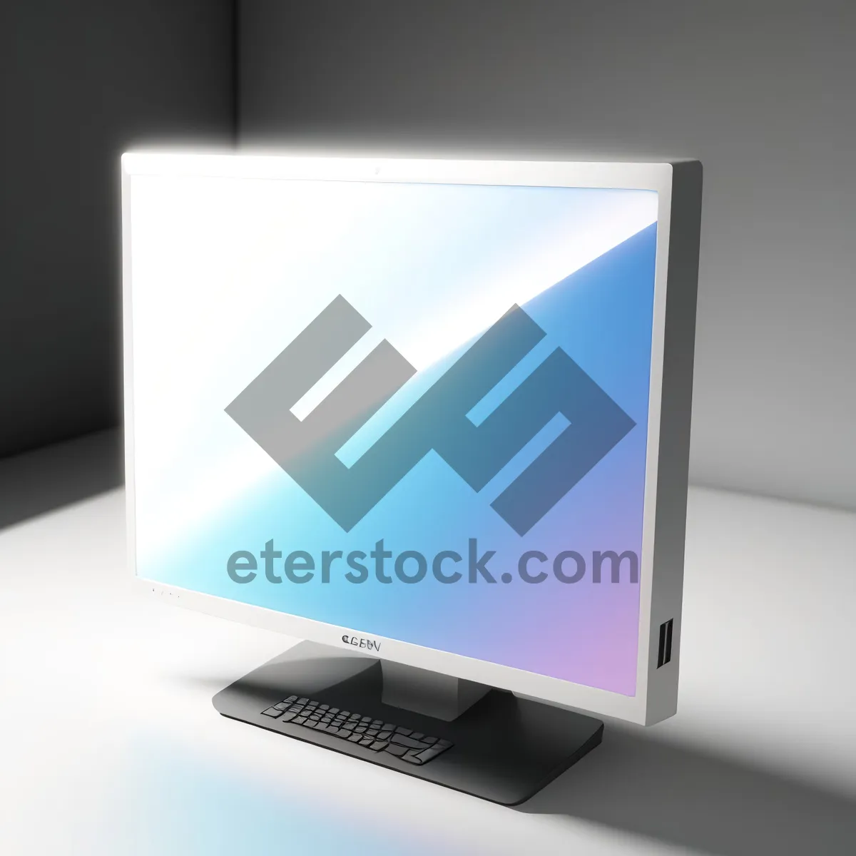 Picture of Modern flat screen computer monitor