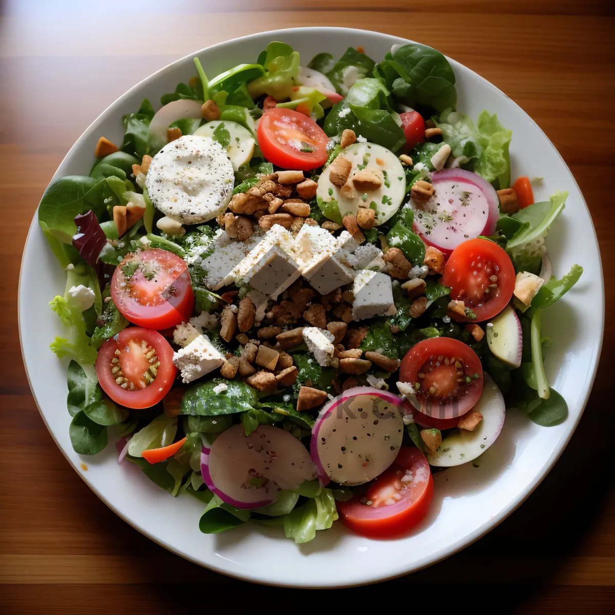 Picture of Delicious Gourmet Salad with Grilled Fish