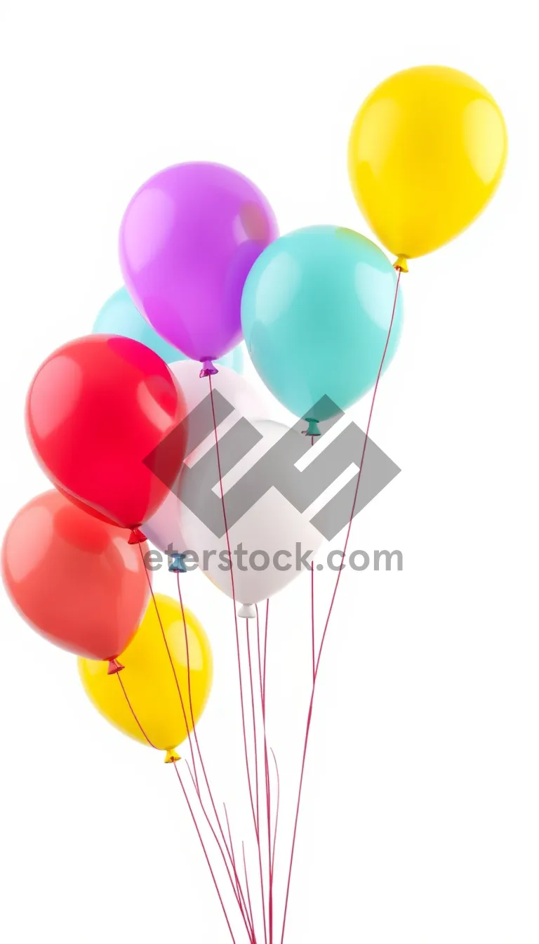 Picture of Bright Colorful Party Balloons