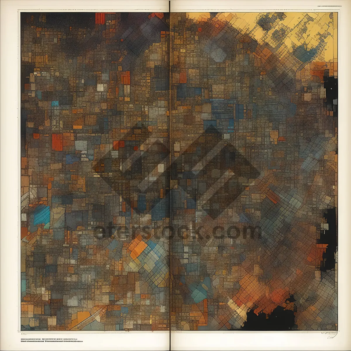 Picture of Ancient Grunge Puzzle Mosaic Texture