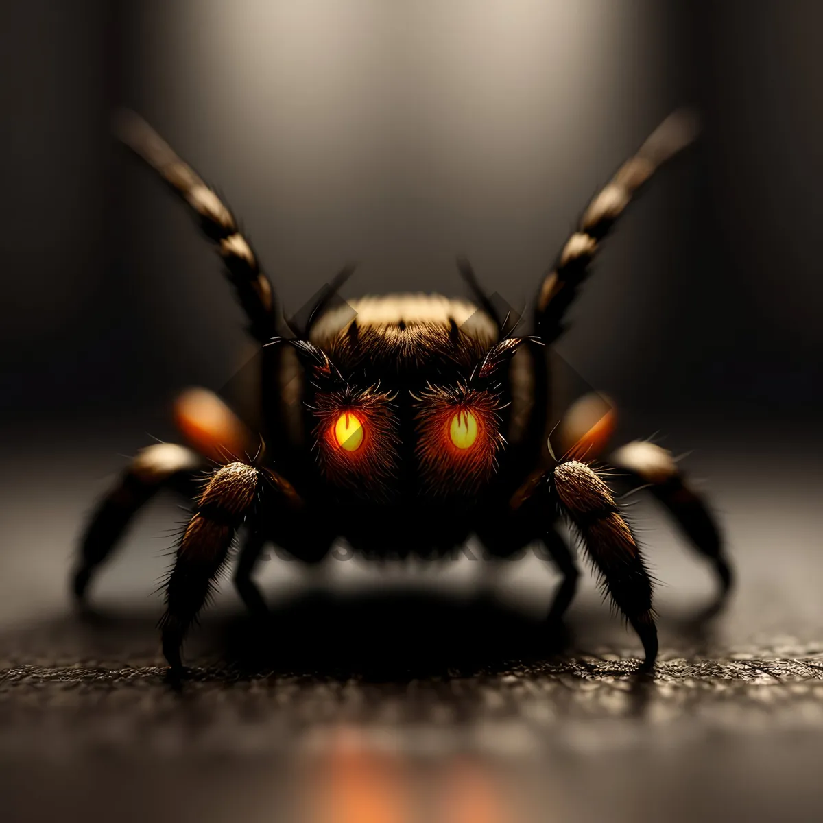 Picture of Menacing Black Widow Spider Closeup