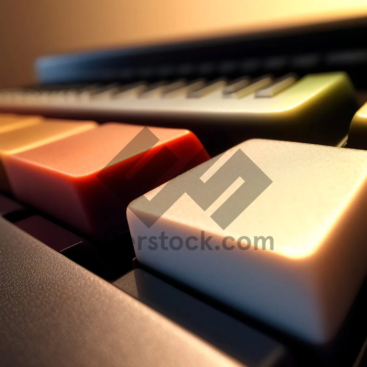 Picture of Computer Keyboard: Efficient Data Input Device for Productive Work