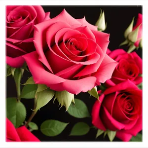 Romantic Pink Rose Bouquet for Valentine's Day