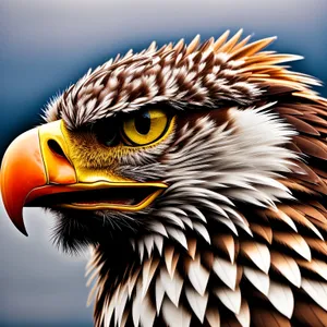 Majestic Eagle Eye - Fierce Bird of Prey