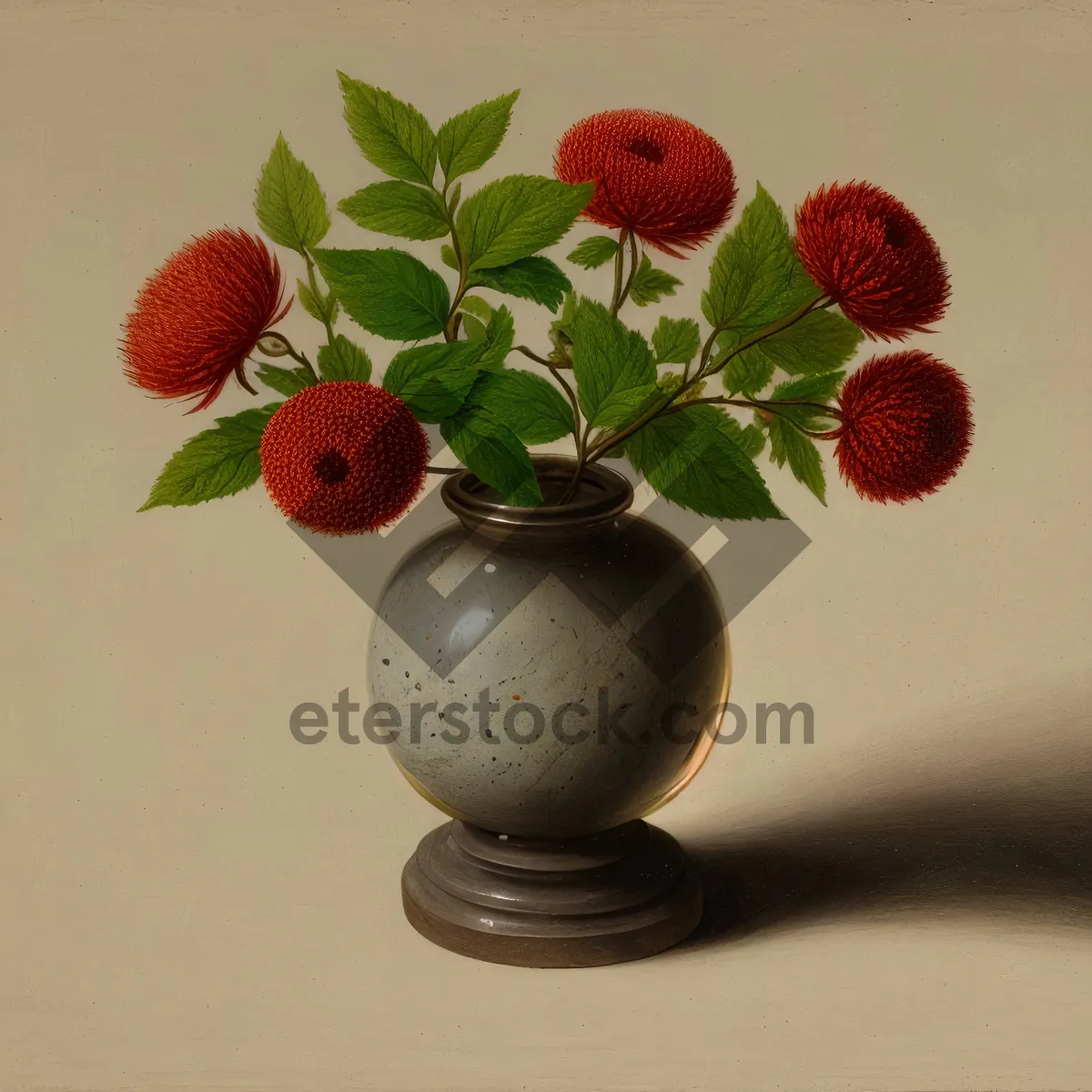 Picture of Fresh Strawberry in Glass Jar