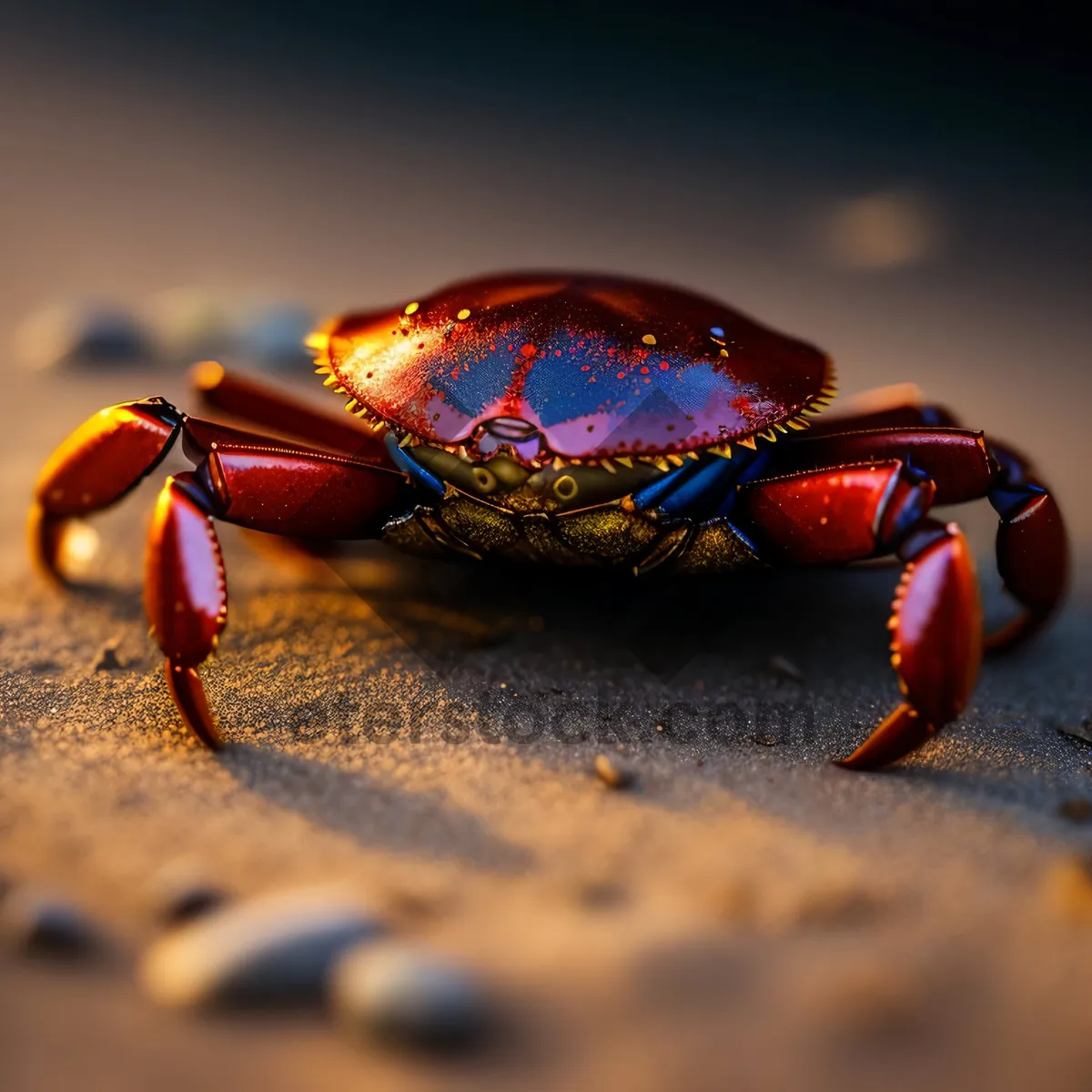 Picture of Rock Crab - Close-up Jewel of Crustacean