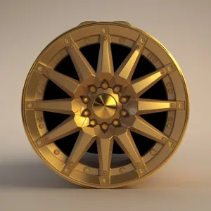 Metallic Film Reel Wheel on Car Mechanism
