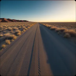 Desert Highway: Endless Skyline Journey