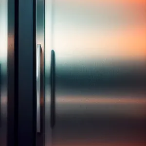 Tech-inspired Door Design with Ballpoint Pen