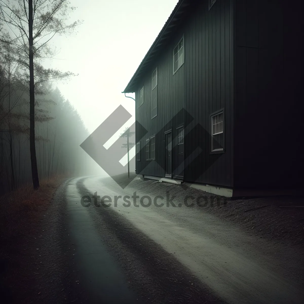 Picture of Rustic Tunnel: Vintage Architecture in Historic Garage