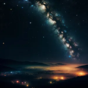 Starry Galaxy Night Sky Wallpaper