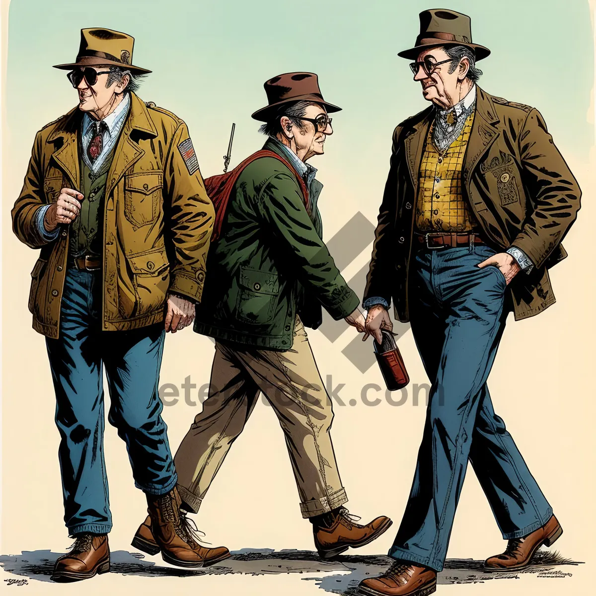 Picture of Professional Attendant in Military Uniform and Helmet