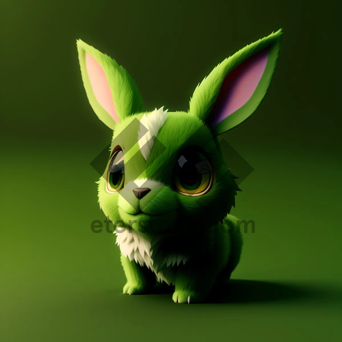 Picture of Cute Cartoon Bunny Rabbit Design - Fun Animal Shoot