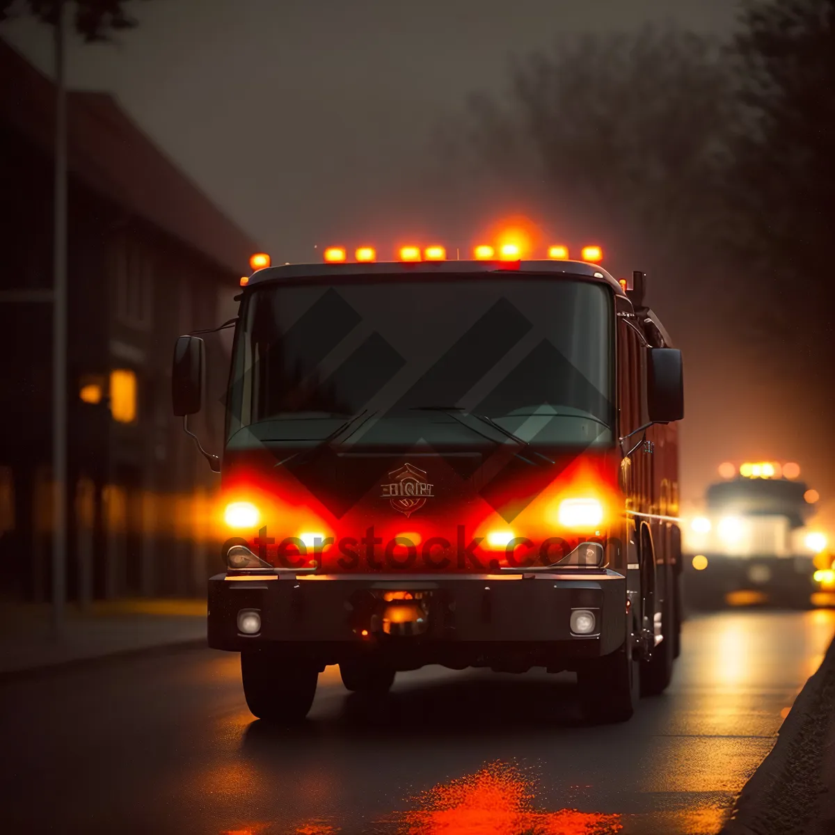 Picture of Fast and Heavy: Urban Freight Truck on Highway