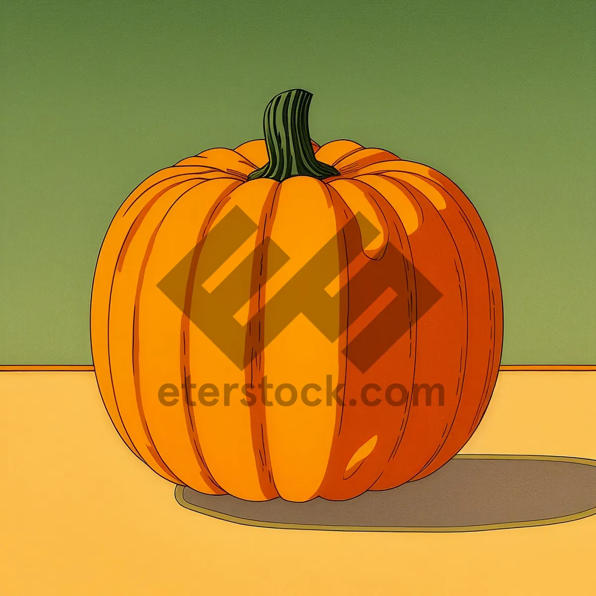 Picture of Festive Autumn Harvest Pumpkin Decoration