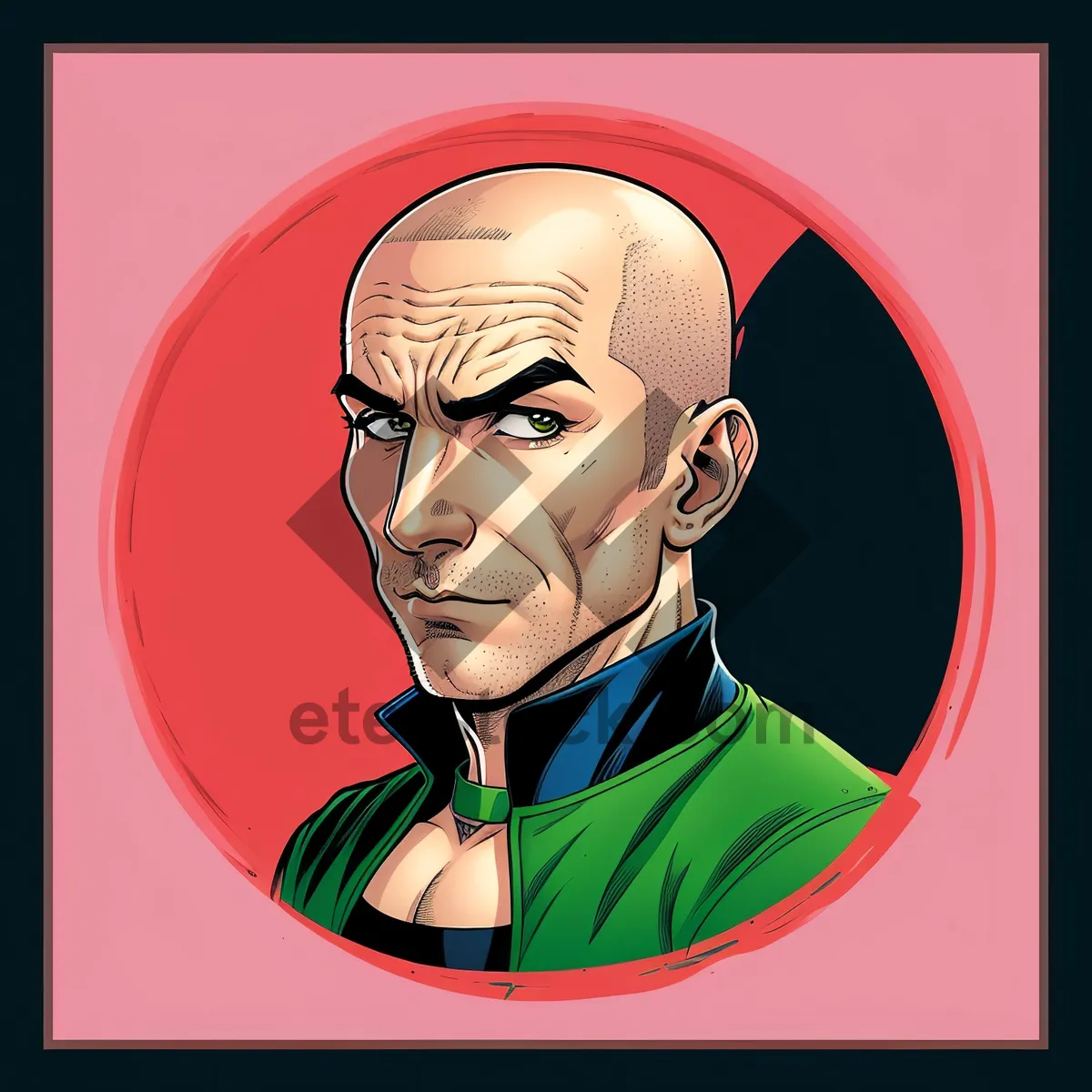 Picture of Cartoon Fashionable Man Art