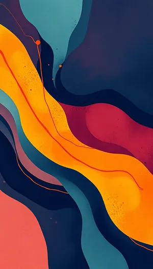 Colorful graphic wave design pattern texture wallpaper