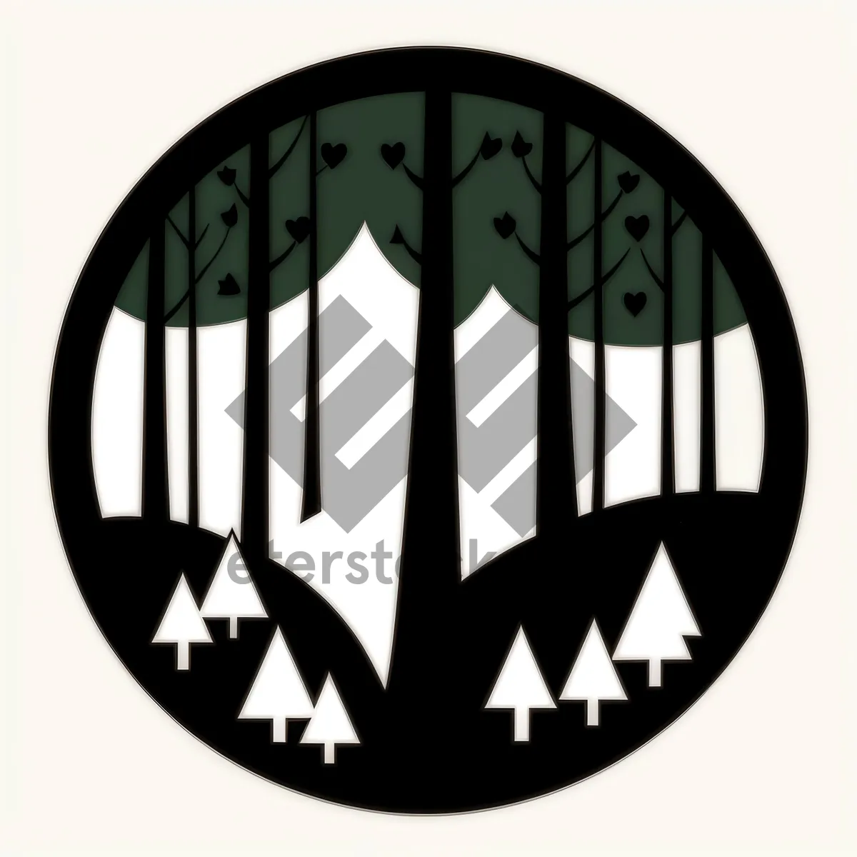 Picture of Black Poison Symbol Set: Graphic Icons for Design