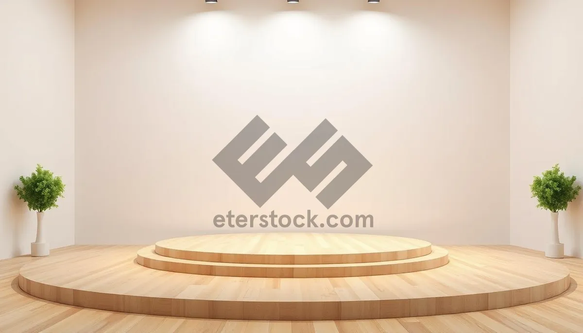 Picture of Modern Interior Design with Empty Frame on Wall