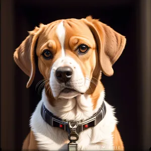 Adorable Beagle Puppy: Cute Canine Portrait