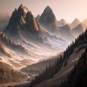 majestic alpine beauty encapsulated in nature's wonderland.