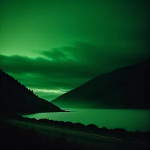 Serenity Over the Mountain Horizon