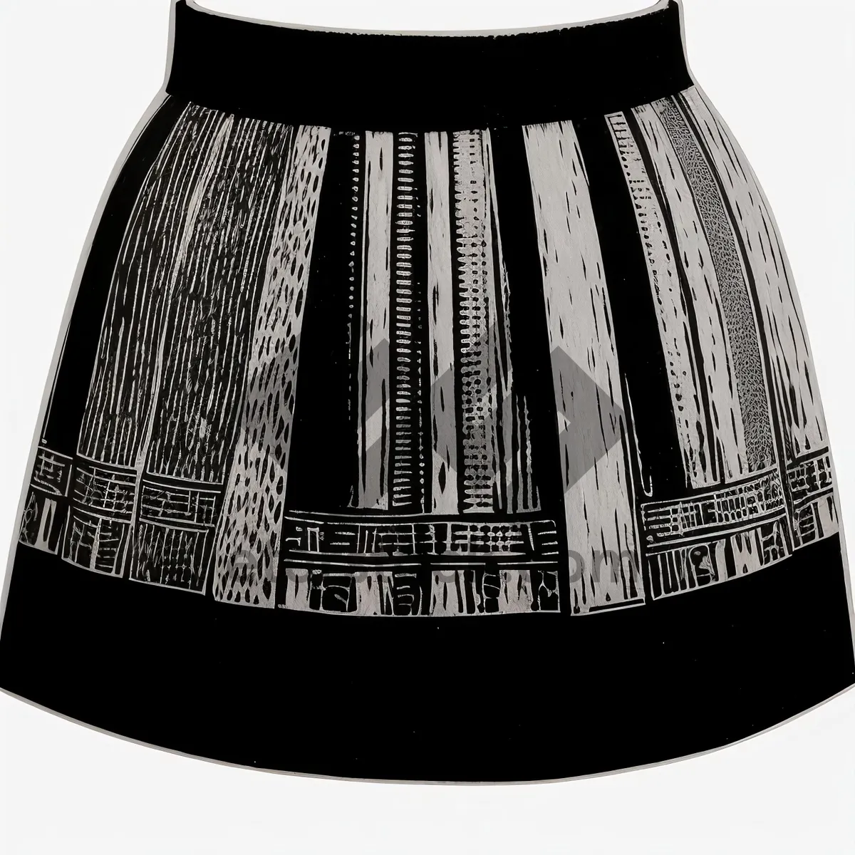 Picture of Stylish Embroidered Miniskirt: A Fashionable and Sexy Clothing Garment