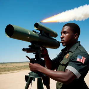 Skyward Sniper: Armament Gazing Through Acoustic Lens
