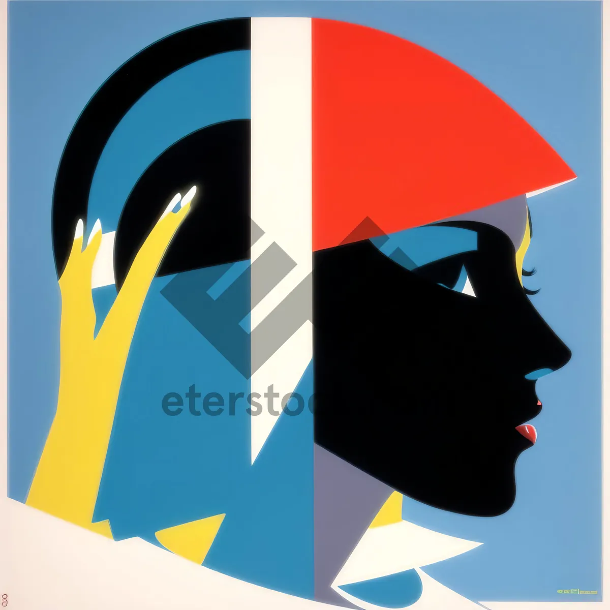 Picture of Abstract flag symbol design icon