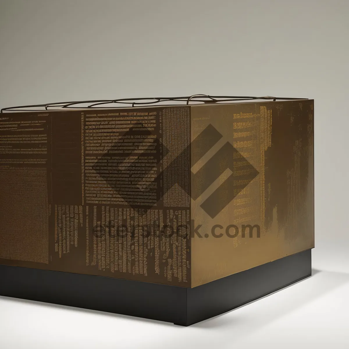 Picture of 3D Container Box Object - Carton Crate