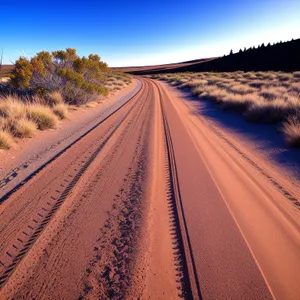 Endless Horizon: Serene Skyline on Open Road