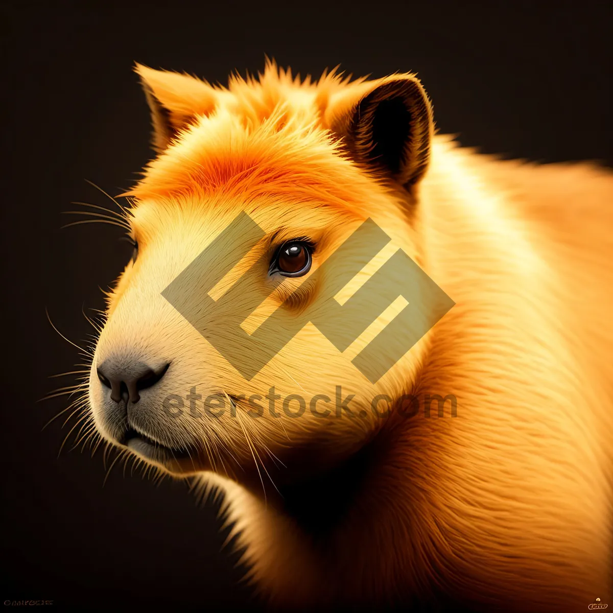 Picture of Cute Fluffy Bunny with Adorable Whiskers