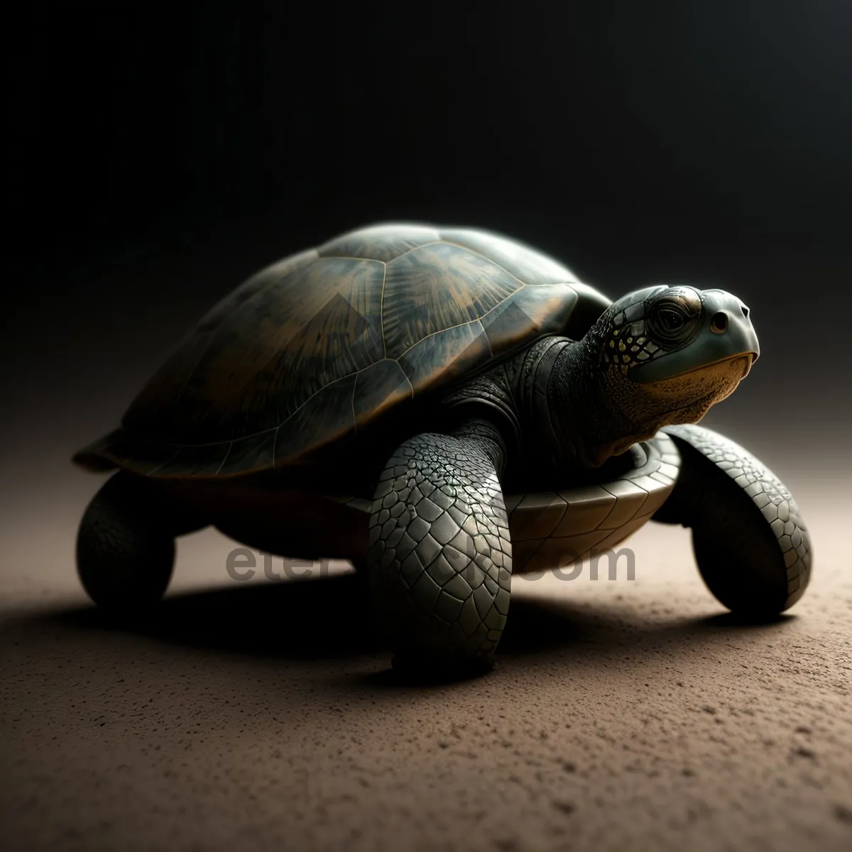 Picture of Terrapin Shell: Wild Reptile in Slow Motion