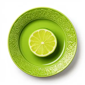 Fresh Citrus Slices in Circular Pattern