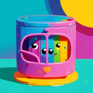 Colorful Jelly Cartoon Art Drawing