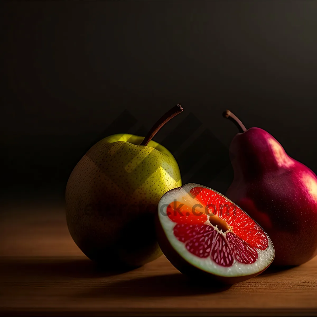 Picture of Fresh, Juicy Pear and Apple Health Boosters