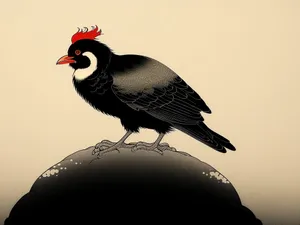 Black Grouse Feathered Bird Wildlife Game