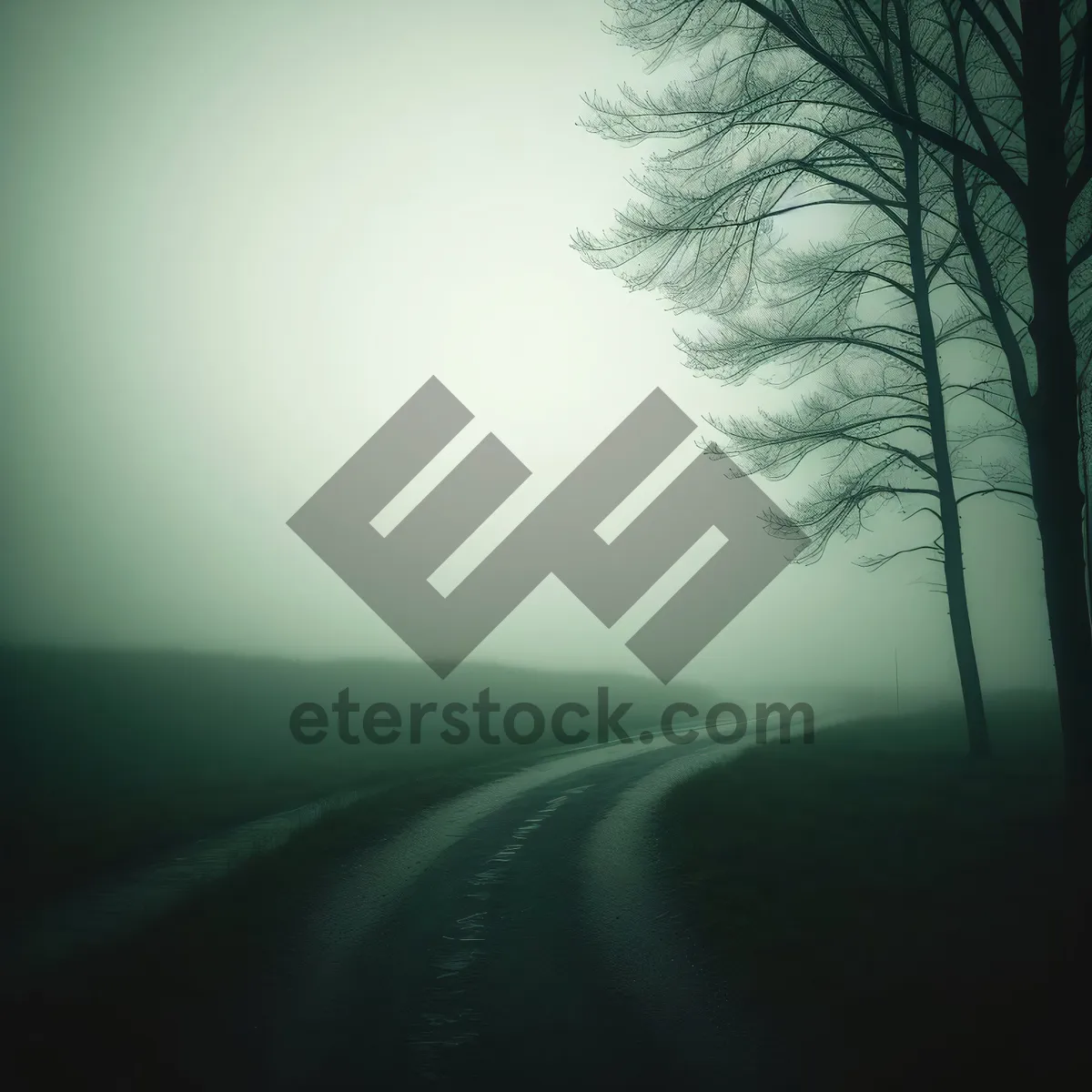 Picture of Mystic Sunlight Sky: Bright Summer Landscape