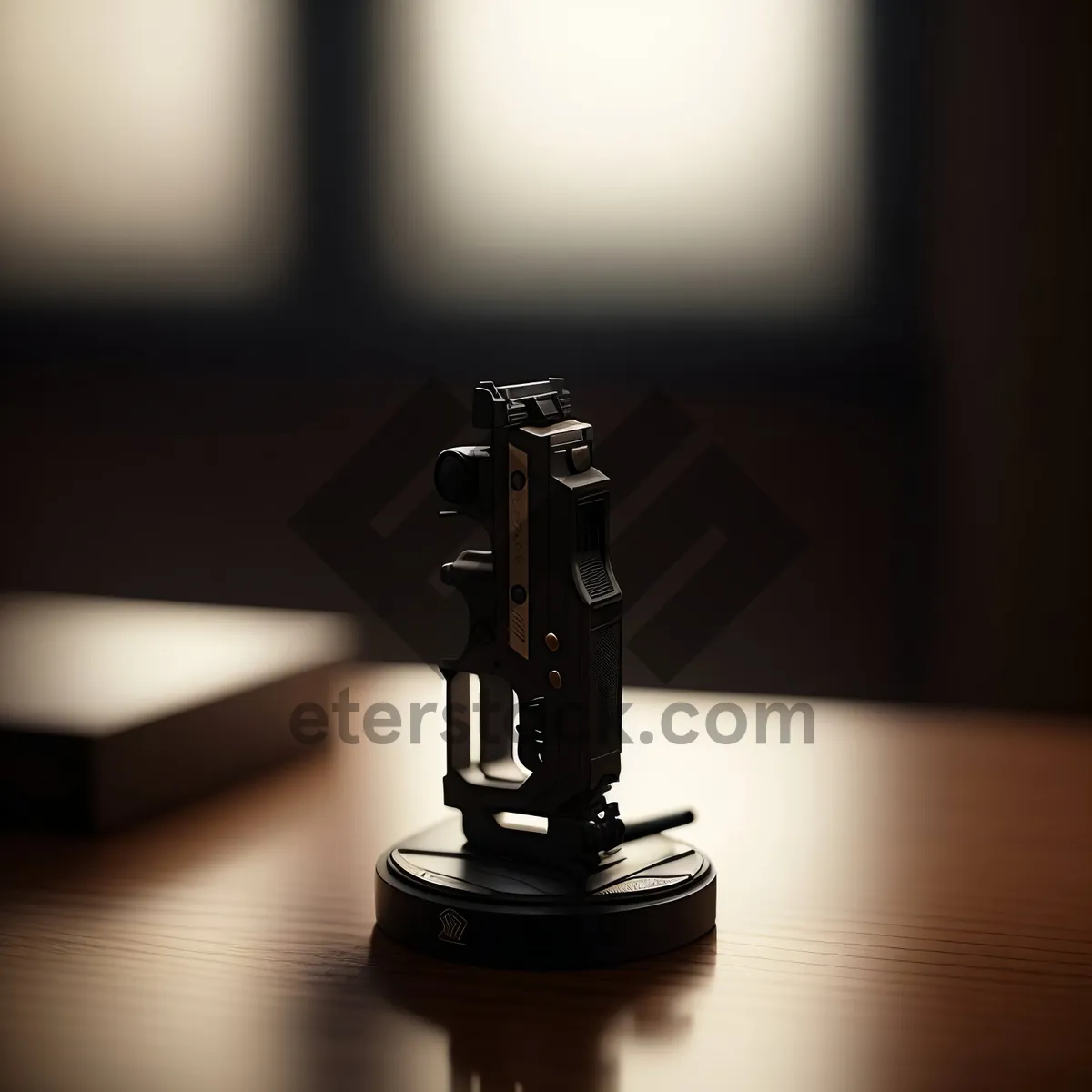 Picture of Black Chessman on Glass Perfume Device