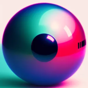 Shiny Orange Button Icon with Reflection