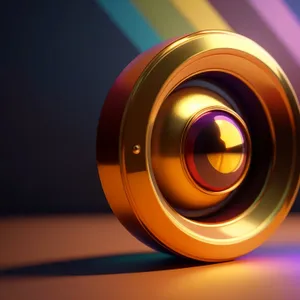 Colorful Digital Music Disc Motion Graphic