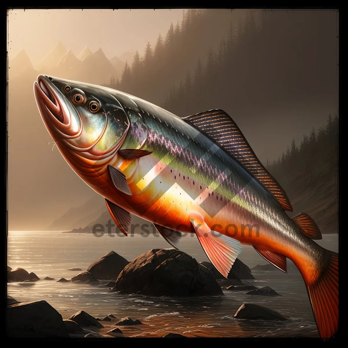 Picture of Coho Salmon - Fresh Catch of the Sea