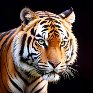 Striped Tiger: Majestic Feline of the Jungle
