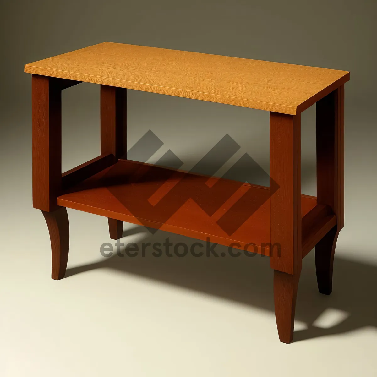 Picture of Brown Wooden Step Stool – Stylish and Comfortable Furnishing