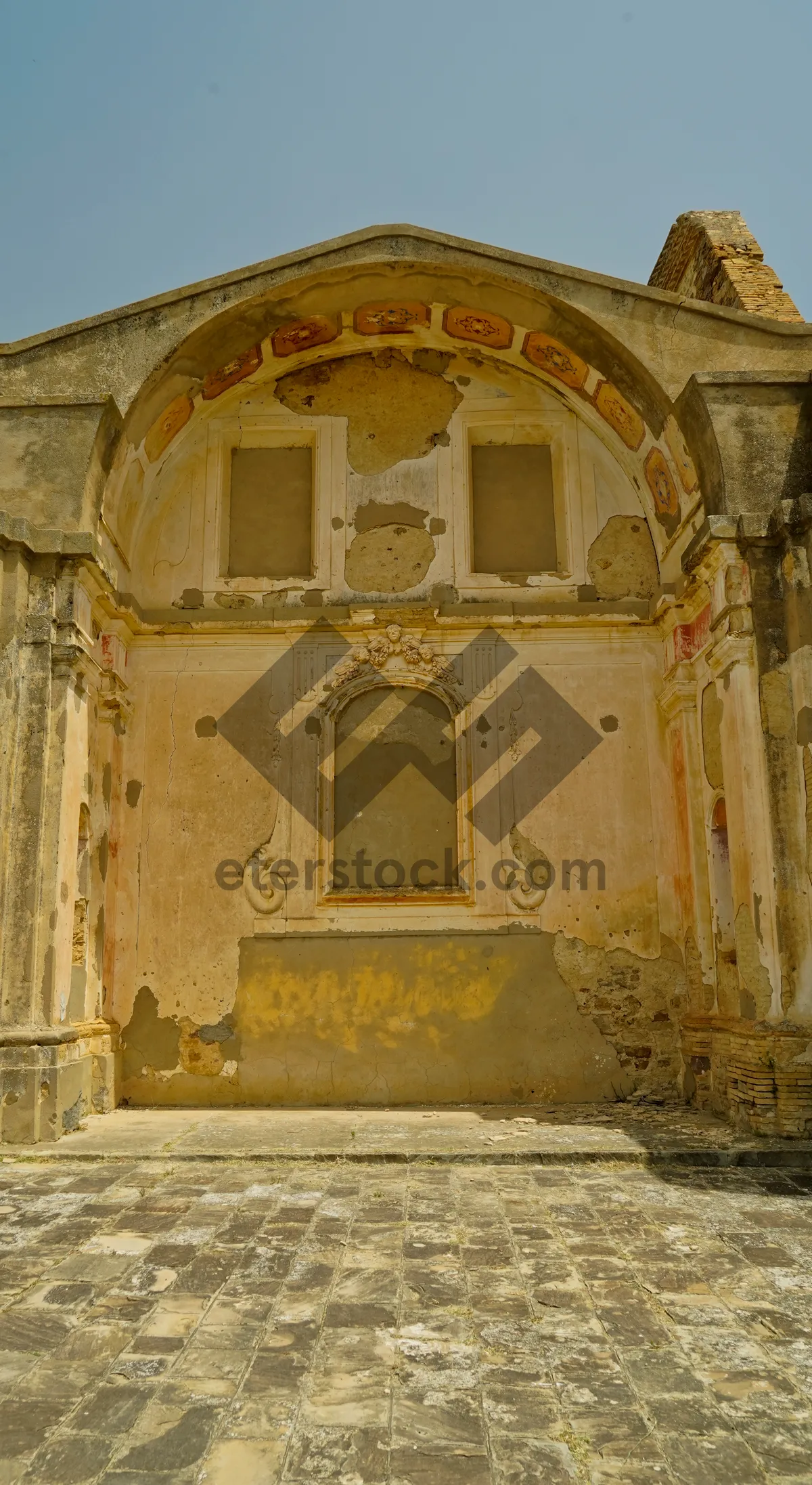 Picture of Historic Cathedral Entrance Facade Stone Arch Monument