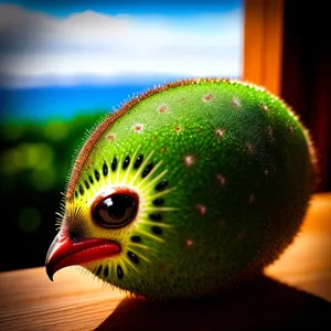 Colorful Tropical Avocado: Wildlife Edible Fruit