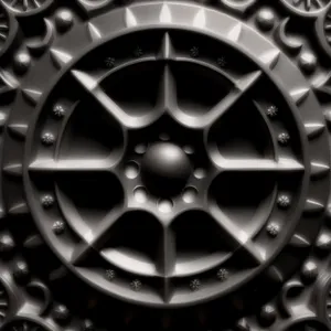 Metal Gear Machine Wheel - Mechanical Tire Reel