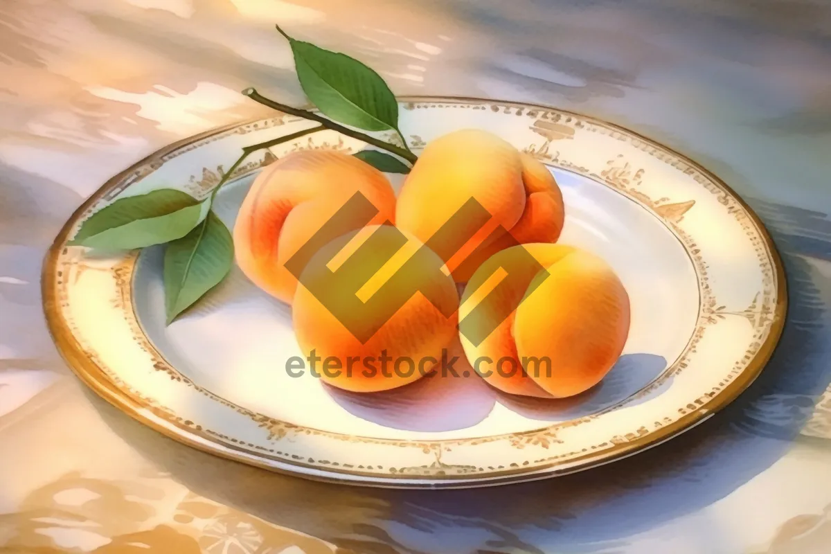 Picture of Fresh Orange Breakfast Fruit Salad with Eggs